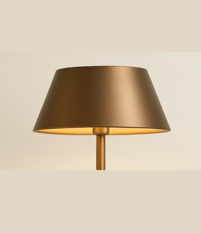 Minimalist Bronze Table Lamp – Sleek Modern Desk Light for Contemporary Interiors